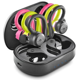 Ngs Auriculares Deportivos Bluetooth Ártica Jogger con Estuche de Carga Autonomía 10h Negros